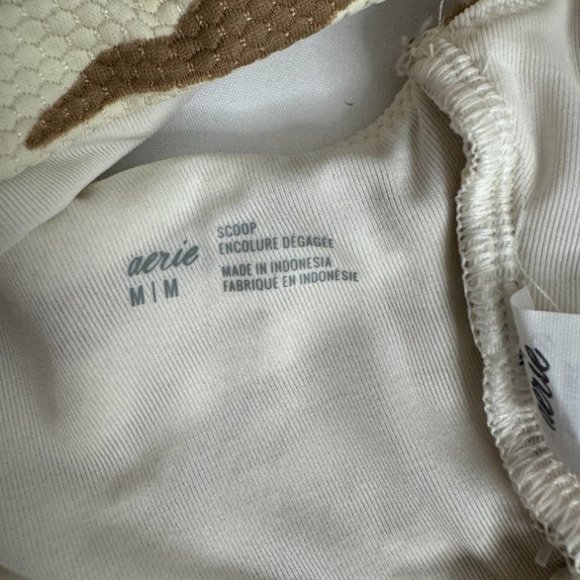 Aerie Animal Print Bikini Bathing Suit Top Set of 2 - Picture 4 of 7